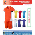 Uniforme de fútbol femenino Ropa de fútbol / Uniforme de fútbol / Ropa de fútbol